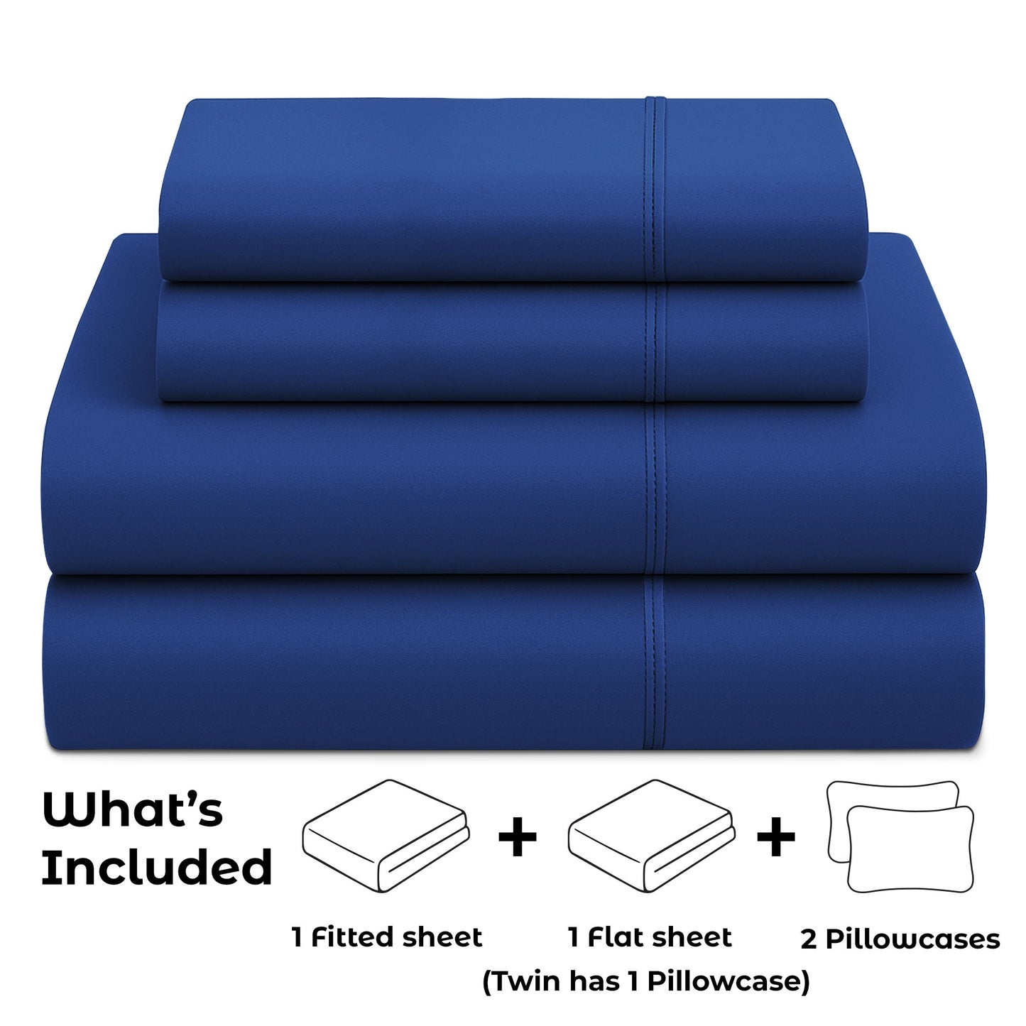 VF Sheets | Twin | Heather Navy