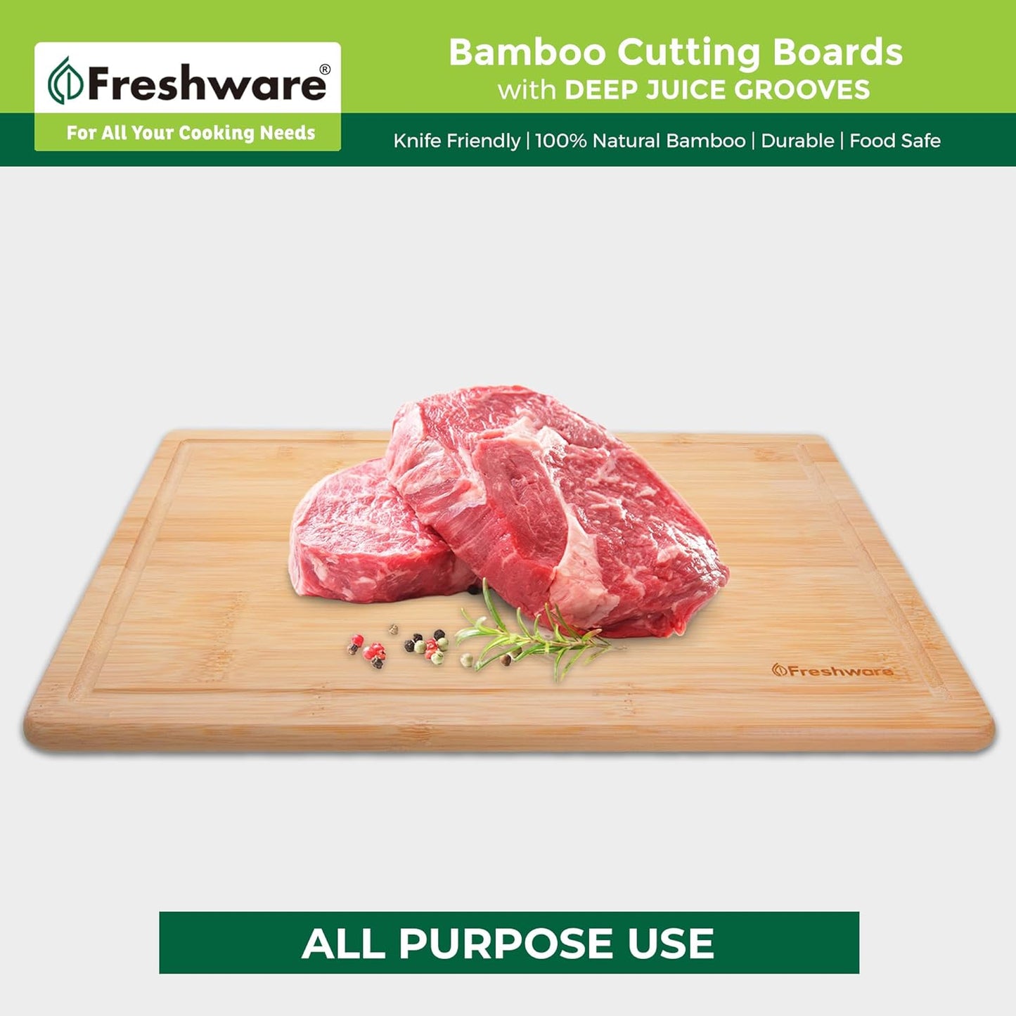 BC-230XL Cutting Board | Bamboo | 3XL | 24" x 18"