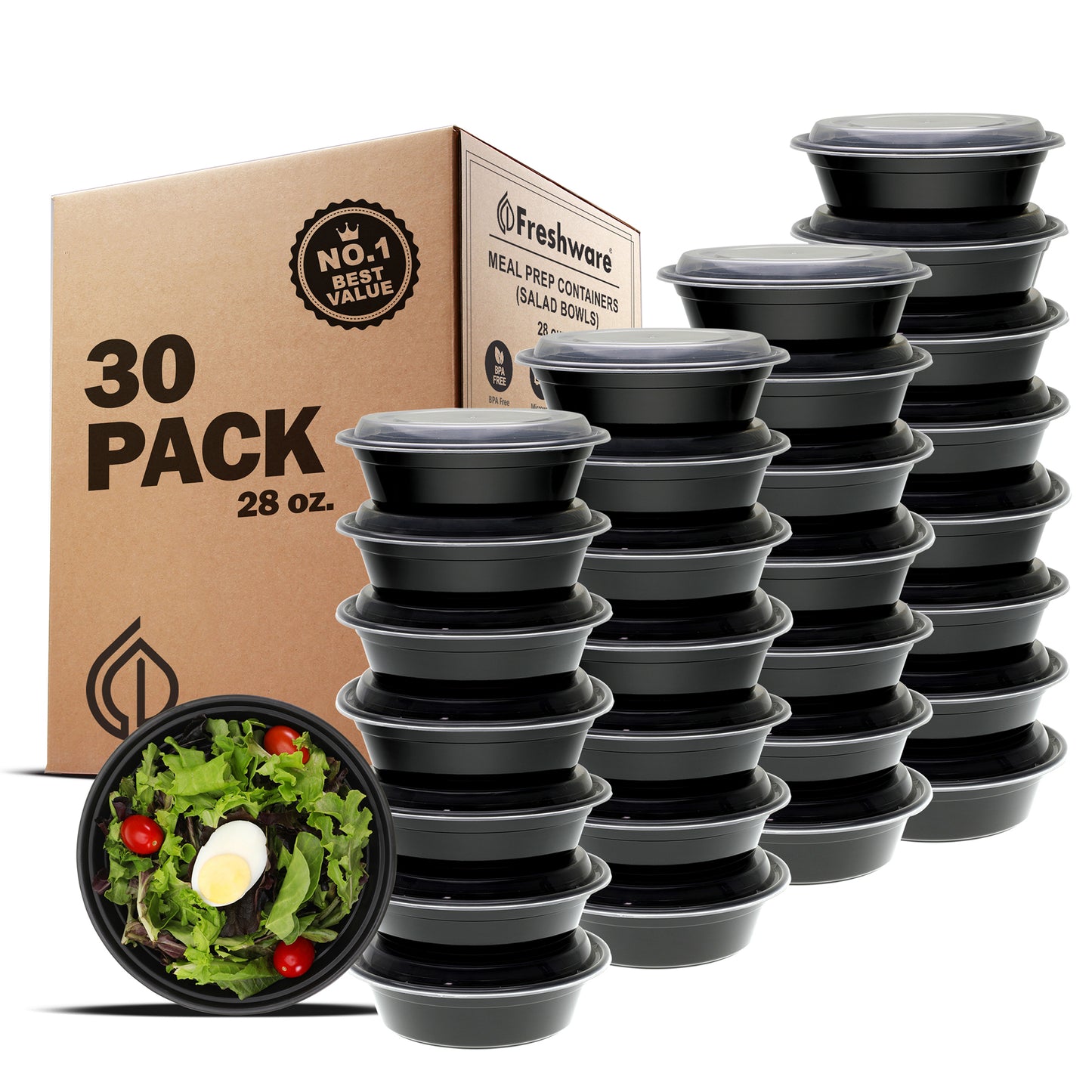 FR-N28X30 | Noodle Bowl | 28oz | 30PK