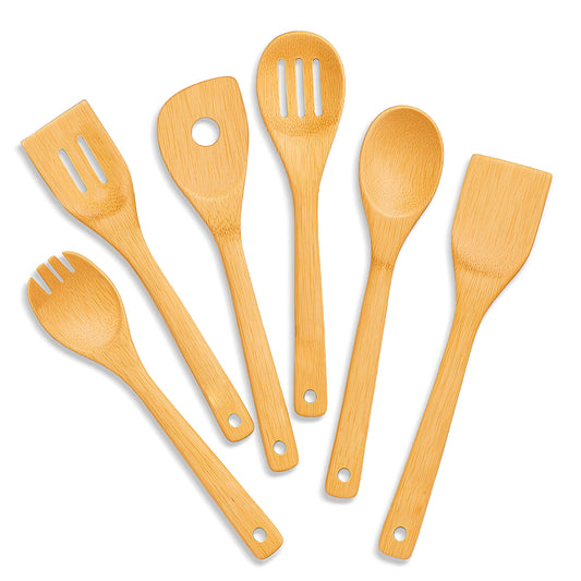 KT-160A   |   Bamboo Utensils | 6-Pc