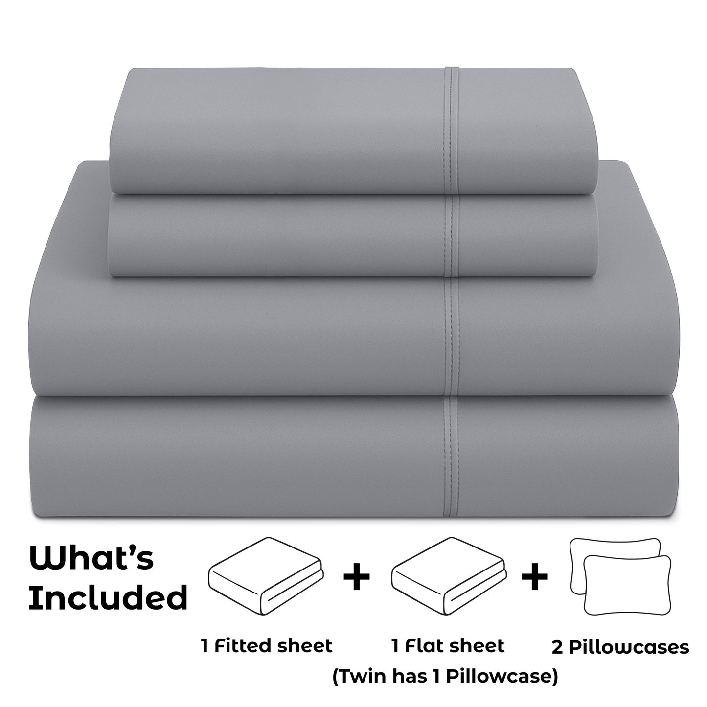 VF Sheets | Twin | Light Gray