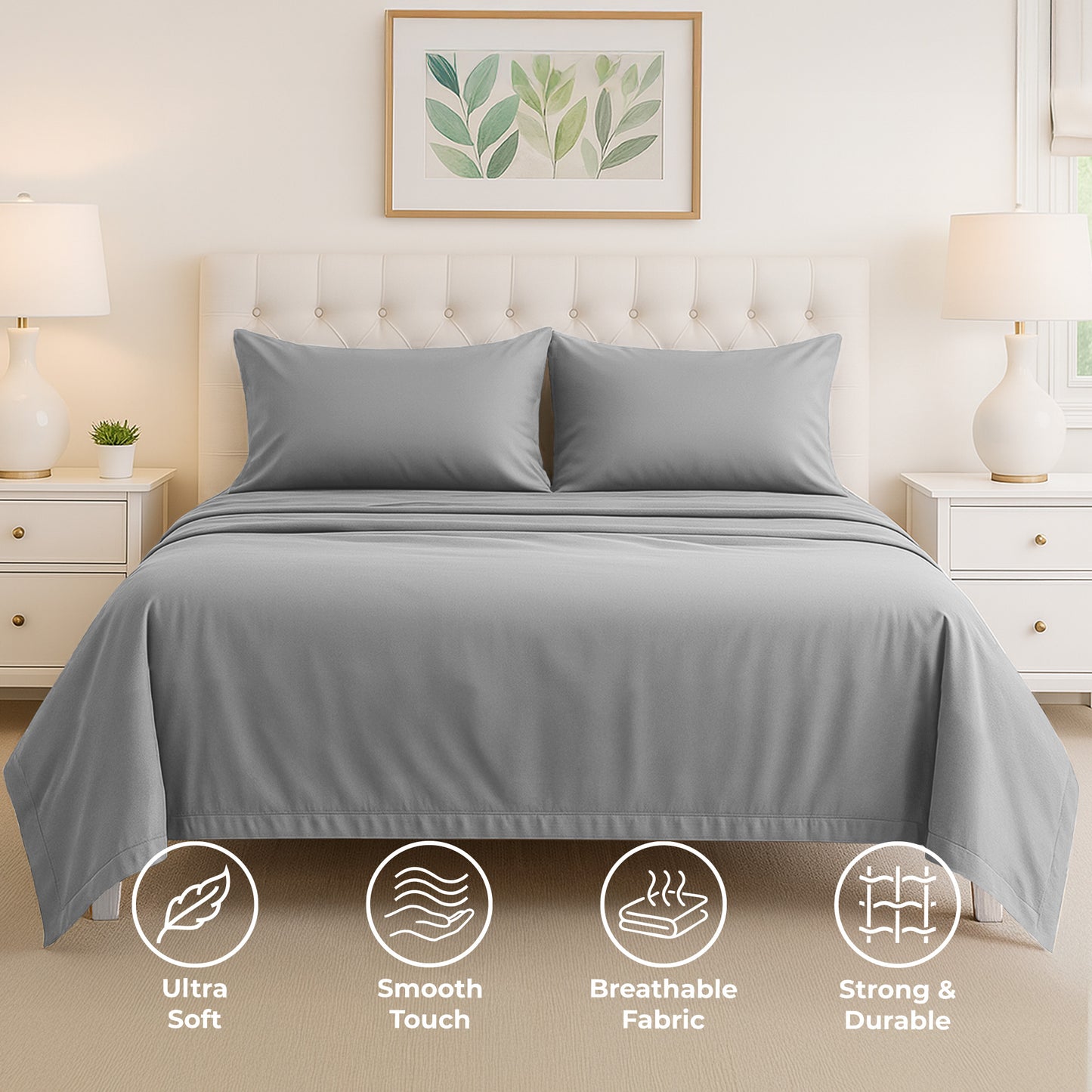 VF Sheets | Twin | Light Gray