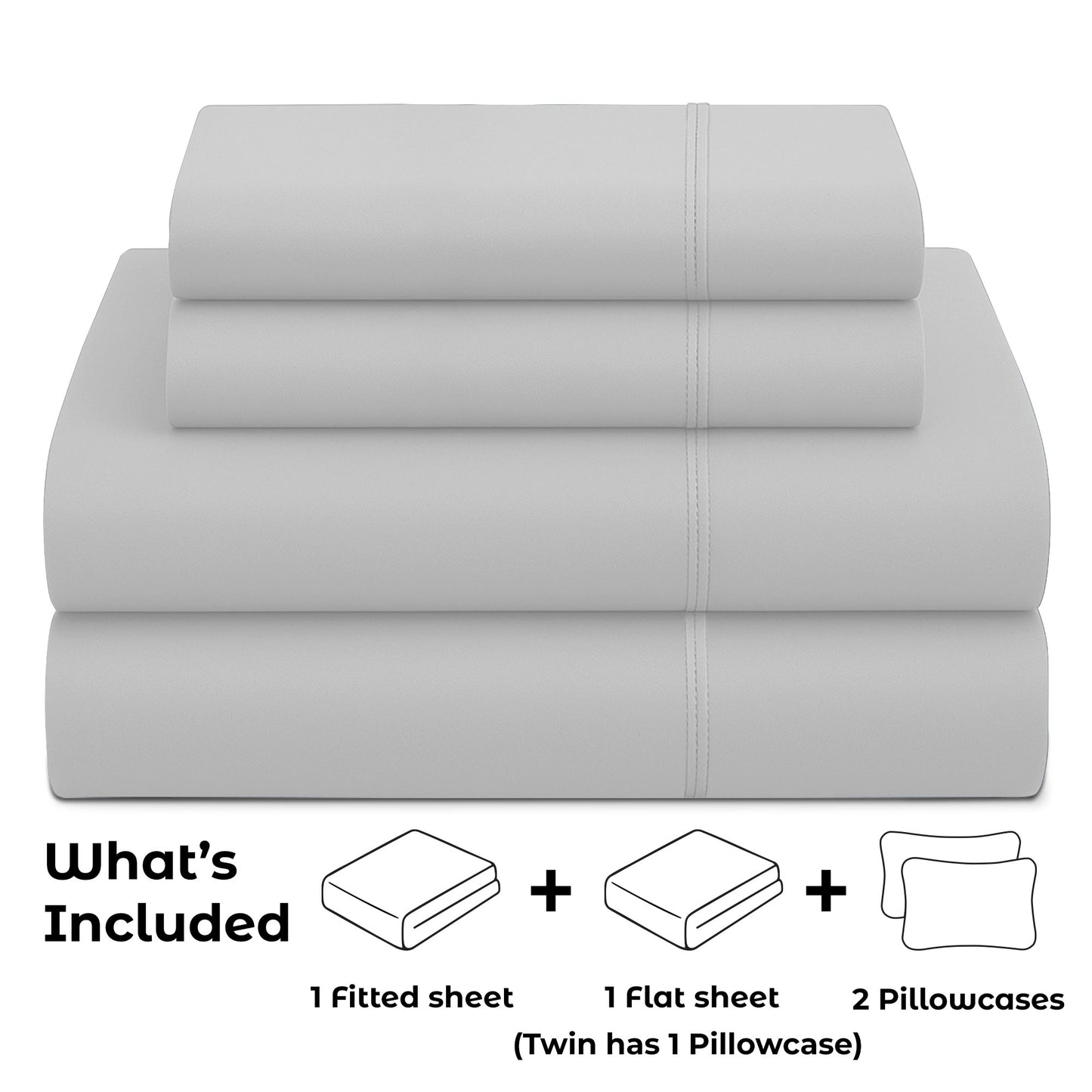 VF Sheets | Twin | Heather White